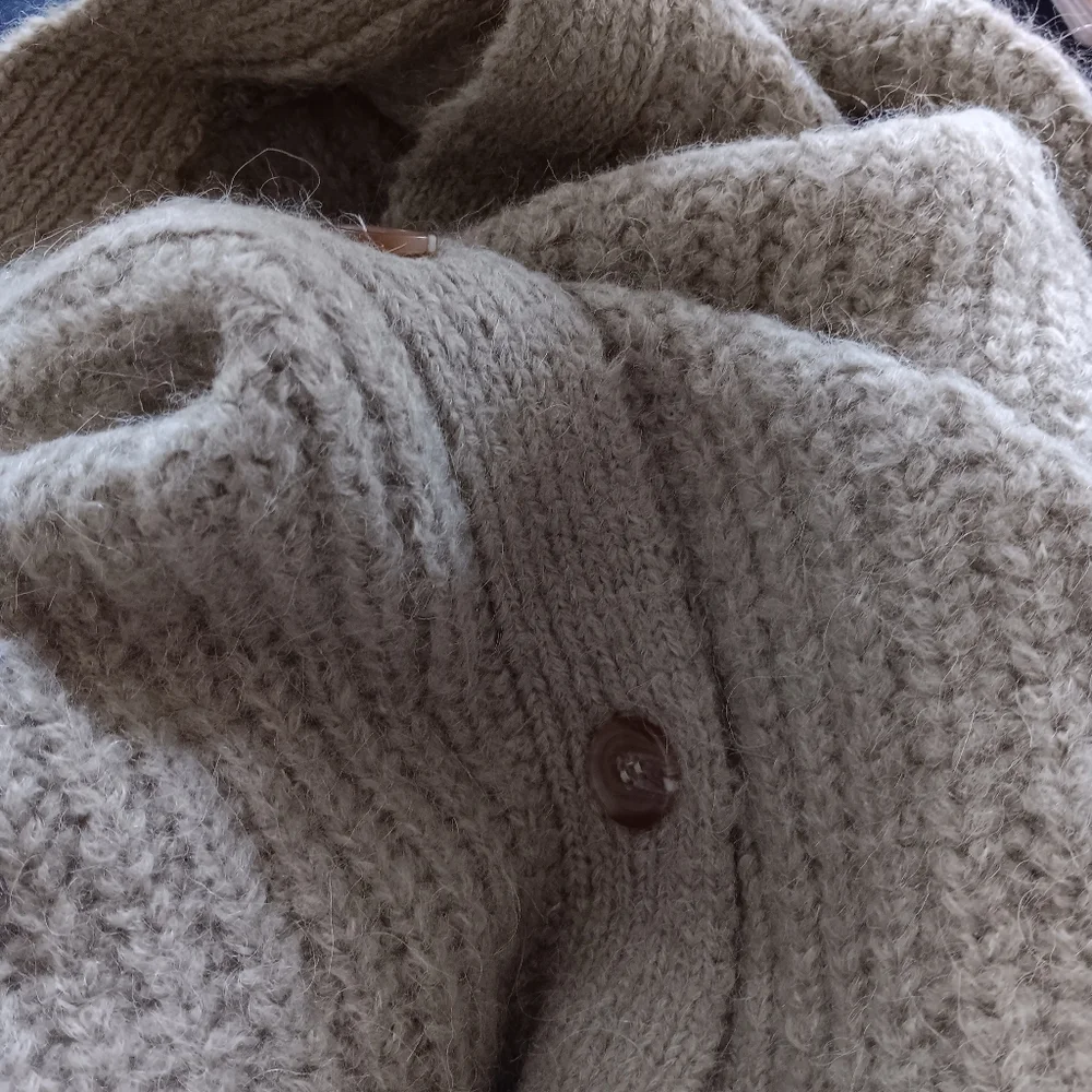 Jenni Kayne  Cocoon Cardigan In Willow Textural Italian Yarn Grunge Oversized - Picture 9 of 10